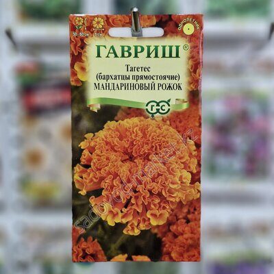 Бархатцы мандариновый рожок
